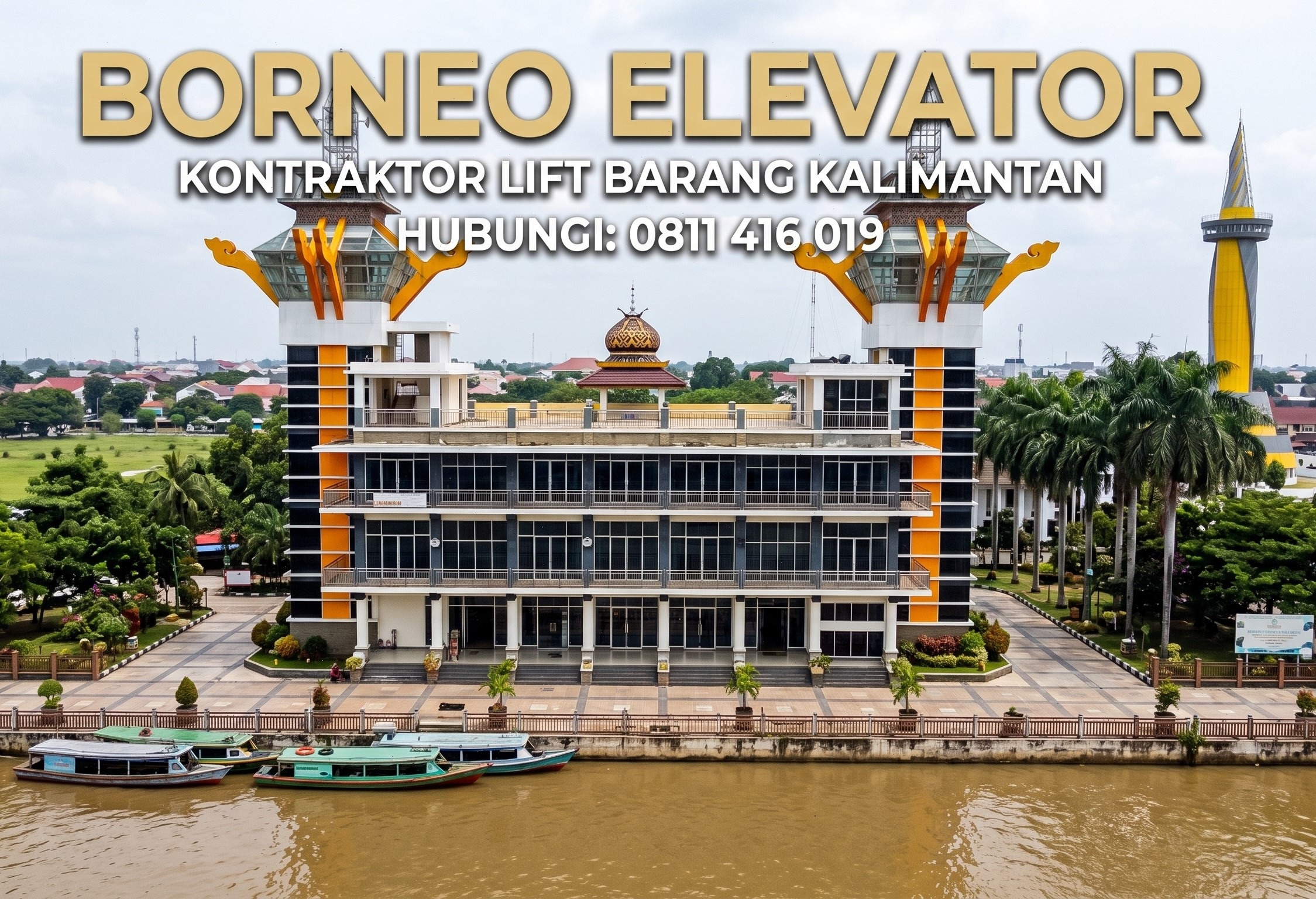 Kontraktor lift barang Kalimantan Borneo Elevator Banjarmasin
